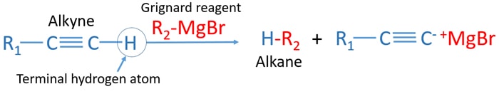 Alkyne and Grignard Reagent Reaction